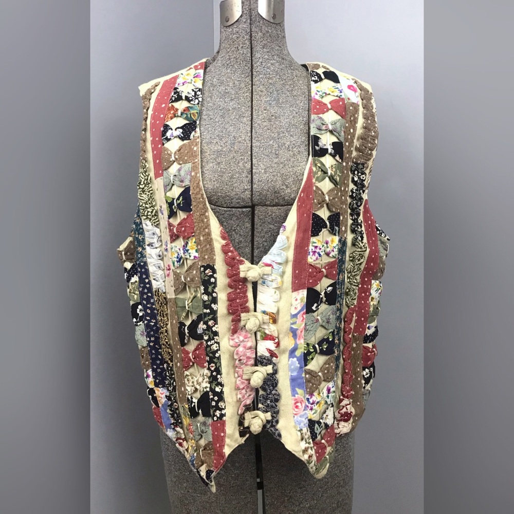 Vintage Soul Mates Vest with Bow Details
